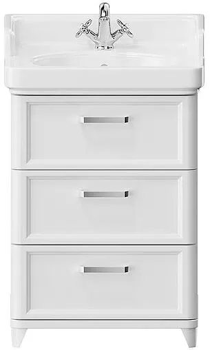 Тумба-умывальник подвесная Kerama Marazzi Pompei 60 белый PO.N.60.3\WHT+PO.wb.60