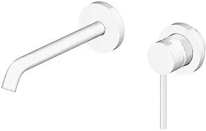 Смеситель для раковины из стены Gattoni Circle Two белый матовый 9135/91BO, 1