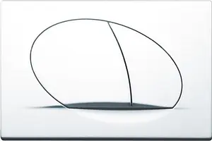 Клавиша смыва для унитаза Roca Active 42B 8901140B0 белый глянцевый Клавиша смыва для унитаза Roca Active 42B 8901140B0 белый глянцевый, 1