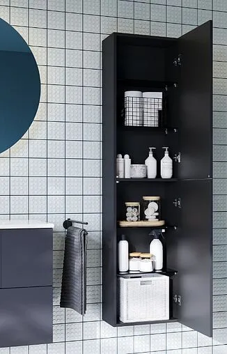 Шкаф-пенал подвесной Roca Luna 40 синий ZRU9307769