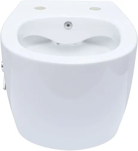 Унитаз подвесной безободковый с функцией биде и встроенным смесителем Allen Brau Fantasy белый 4.11HC1.20