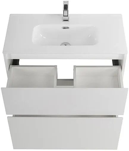Тумба-умывальник напольная BelBagno KRAFT 70 Bianco Opaco KRAFT39-700/390-2C-PIA-BO+BB700/390ETL