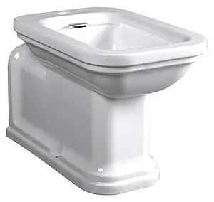 Биде напольное Kerasan Waldorf белый 4120K1bi/cr*1 Биде напольное Kerasan Waldorf белый 4120K1bi/cr*1, 1