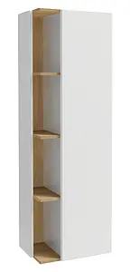 Шкаф-пенал подвесной Jacob Delafon Terrace 50 R белый глянец/светлое дерево EB1179D-G1C Шкаф-пенал подвесной Jacob Delafon Terrace 50 R белый глянец/светлое дерево EB1179D-G1C, 1