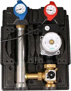 Насосный модуль с 3-х ходовым смесительным клапаном 1½&quot;н х 1&quot;в WATTS HKM25 10026636 с насосом Wilo Star RS 25/6 180, 1