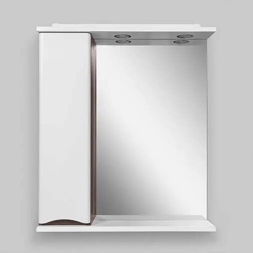 Шкаф-зеркало Am.Pm Like 65 L белый глянец/венге M80MPL0651VF