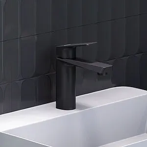 Смеситель для раковины Damixa Merkur чёрный матовый 400210300 Смеситель для раковины Damixa Merkur чёрный матовый 400210300, 4