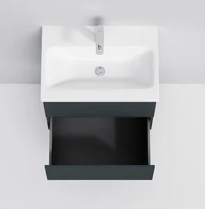 Тумба-умывальник подвесная Am.Pm Gem 60 графит матовый M90FHX06022GM+M90WCC0602WG, 5