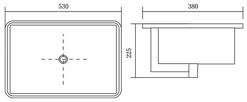 Раковина Aquatek 53 белый AQ10491-00