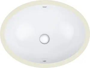 Раковина Grohe Bau Ceramic 56 белый 39423000 Раковина Grohe Bau Ceramic 56 белый 39423000, 3