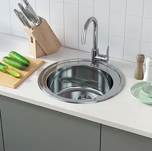 Мойка кухонная IDDIS Suno 50.5 хром SUN50P0i77K Мойка кухонная IDDIS Suno 50.5 хром SUN50P0i77K, 3