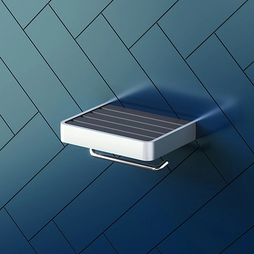 Держатель туалетной бумаги Damixa Jupiter чёрный матовый/алюминий DA77341500