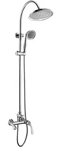 Душевая система со смесителем для ванны Lemark Intense хром LM5662C, 1