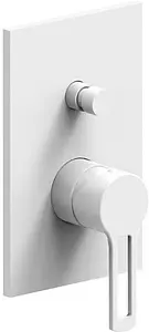 Смеситель для ванны скрытого монтажа Paffoni Ringo белый матовый RIN015BO/M, 1