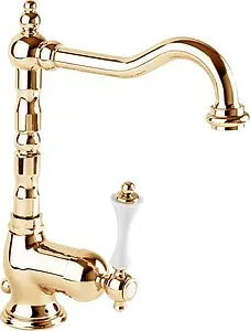 Смеситель для раковины Cezares Margot золото/белый MARGOT-LSM2-03/24-Bi, 1