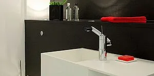 Смеситель для раковины Damixa Arc хром/чёрный 298217464, 5