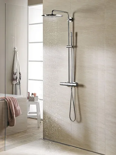 Душевая система с термостатом для душа Grohe Rainshower System 310 хром 27966000 Душевая система с термостатом для душа Grohe Rainshower System 310 хром 27966000