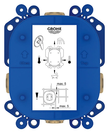 Скрытая часть смесителя для ванны и душа Grohe Rapido E 35501000 Скрытая часть смесителя для ванны и душа Grohe Rapido E 35501000