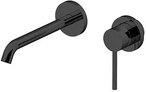 Смеситель для раковины из стены Gattoni Circle Two чёрный матовый 9135/91NO, 1