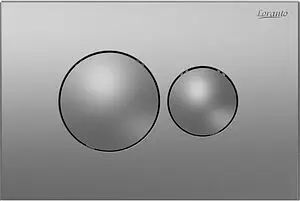 Клавиша смыва для унитаза Loranto 7311 хром матовый Клавиша смыва для унитаза Loranto 7311 хром матовый, 1