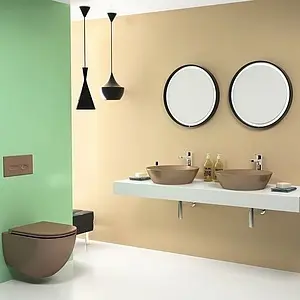 Крышка-сиденье для унитаза с микролифтом ISVEA F50 коричневый 40KF0531I-S, 5