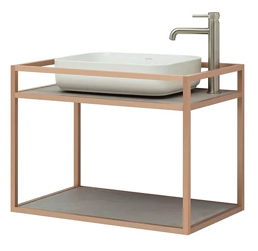 Тумба-умывальник подвесная Allen Brau Liberty 75 медь браш 1.33001.60+