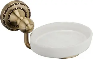 Мыльница Fixsen Antik бронза/белый FX-61108 Мыльница Fixsen Antik бронза/белый FX-61108, 1