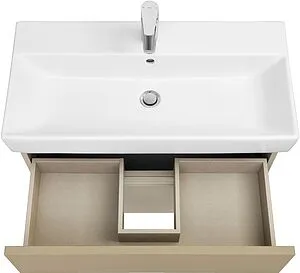 Тумба-умывальник подвесная Roca Oleta 80 капучино A857640515+3274C500Y Тумба-умывальник подвесная Roca Oleta 80 капучино A857640515+3274C500Y, 5