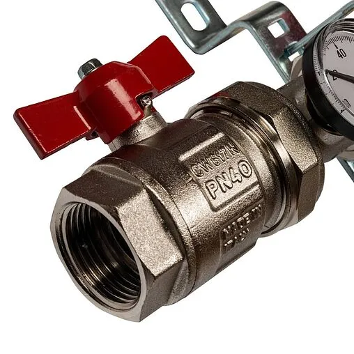 Группа коллекторная с расходомерами 4 отвода 1&quot;в/в x ¾&quot;ек Stout SMS 0907 000004