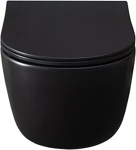 Унитаз подвесной безободковый Allen Brau Priority черный матовый 4.31002.31, 3