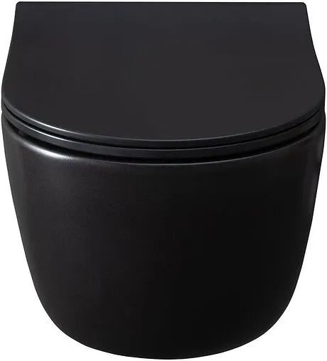 Унитаз подвесной безободковый Allen Brau Priority черный матовый 4.31002.31