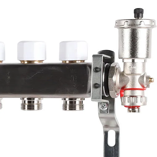 Группа коллекторная с расходомерами 12 отводов 1"в/в x ¾"ек Rommer RMS-1210-000012
