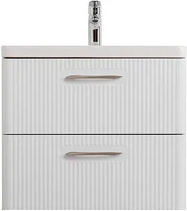 Тумба-умывальник подвесная BelBagno DUE 50 белый металлик DUE-500-2C-SO-BM-P+BB-8076-3-50, 1