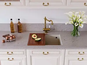 Мойка кухонная Omoikiri Tedori 54-U-BE ваниль 4993989, 5