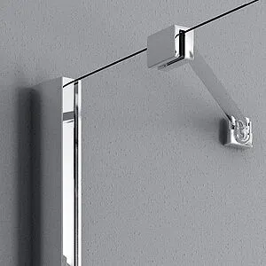 Шторка на ванну 1000мм прозрачное стекло Radaway Idea PNJ 100 10001100-01-01, 3