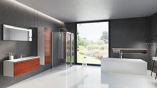 Тумба-умывальник подвесная Ravak SD Clear 80 вишня/белый X000000758+XJJ01180000