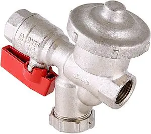 Кран шаровый с фильтром и редуктором давления ½"в x ½"в Valtec VT.300.N.04 Кран шаровый с фильтром и редуктором давления ½"в x ½"в Valtec VT.300.N.04, 1