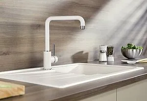 Смеситель для кухни Blanco Mili Silgranit серый беж/хром 525130, 5