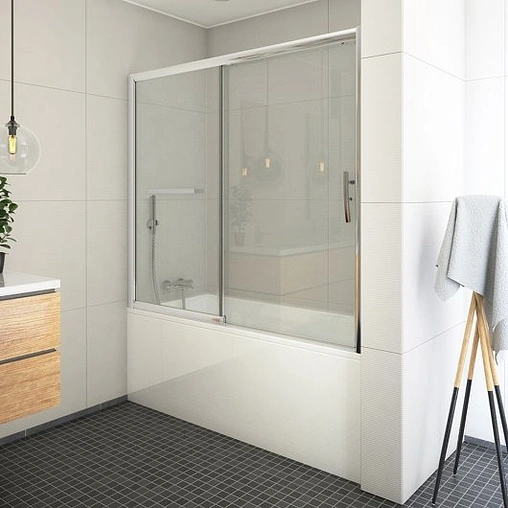 Шторка на ванну 1800мм прозрачное стекло Roltechnik PXV2L/1800 451-180000L-00-02