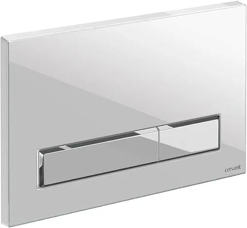 Клавиша смыва для унитаза Cersanit Blick 60202 стекло/белый
