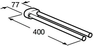 Полотенцедержатель Roca Hotels хром 816378001, 2