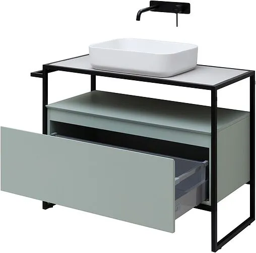 Тумба-умывальник напольная Allen Brau Priority 100 папирус 1.31003.PWM+