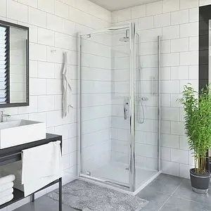 Душевое ограждение 1000x800мм прозрачное стекло Roltechnik Proxima Line PXDO1N+PXBN/1000*800 525-1000000-00-02+527-8000000-00-02, 4