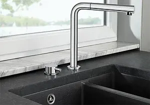 Смеситель для кухни с выдвижным изливом Blanco Periscope-S-F II хром 516671, 2