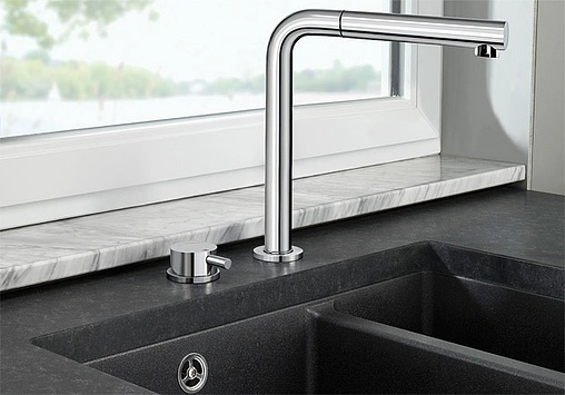 Смеситель для кухни с выдвижным изливом Blanco Periscope-S-F II хром 516671