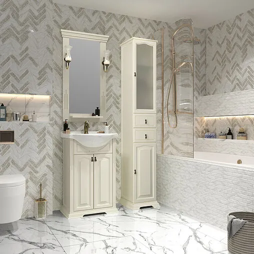 Тумба под умывальник напольный Opadiris Риспекто 55 слоновая кость 00-00005759