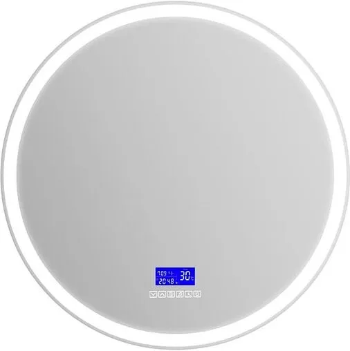 Зеркало с подсветкой BelBagno 80x80 bluetooth, цифровой термометр, радио SPC-RNG-800-LED-TCH-RAD