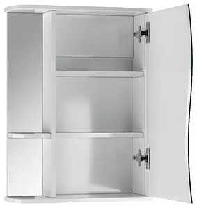 Шкаф-зеркало Айсберг Волна 1-50 R белый DA1031HZ, 3