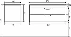 Тумба-умывальник подвесная Uperwood UPD Modul 95 чёрный матовый 393020553 Тумба-умывальник подвесная Uperwood UPD Modul 95 чёрный матовый 393020553, 2