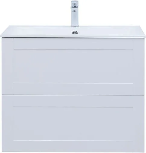 Тумба-умывальник подвесная Aquanet Терра 80 белый матовый 00313234+